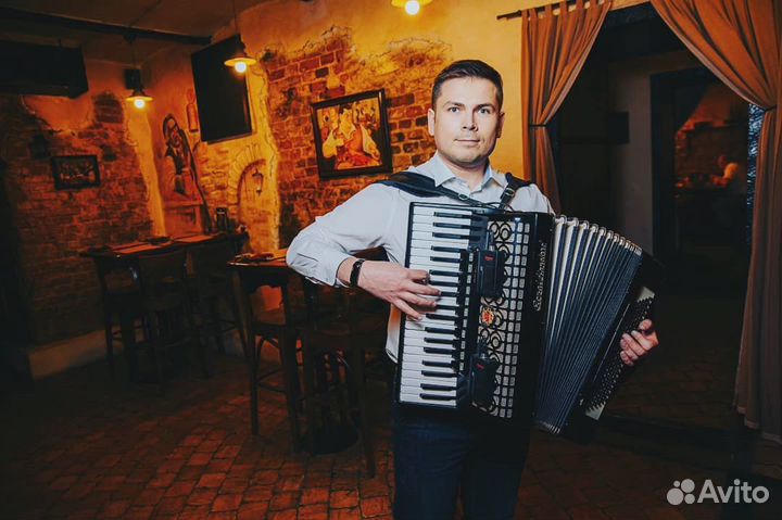 Аккордеонист Баянист Гармонист Ведущий на свадьбу