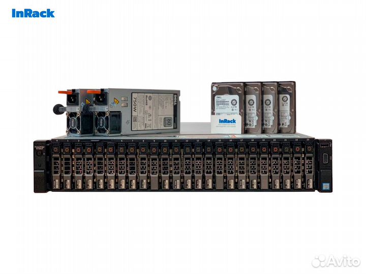 Сервер Dell R730xd 24SFF 2x E5-2640v3 256GB