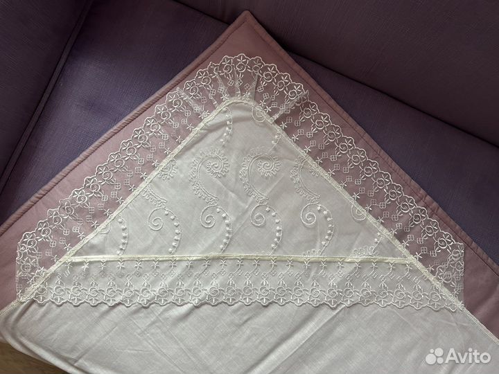 Конверт одеялко на выписку для девочки комплект