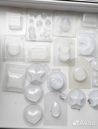 Пластиковые формы для мыла и бомбочек