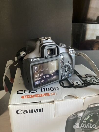 Зеркальный фотоаппарат canon eos 1100d