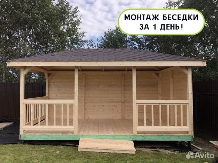 Беседка под ключ