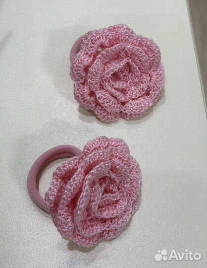 Резиночки для волос ручной работы