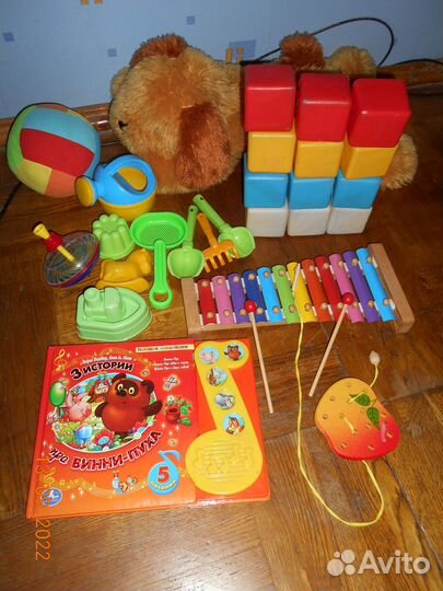 3 пакета развивающих игрушек для детей