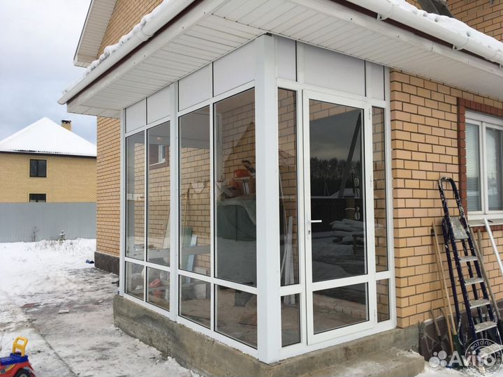 Окна с установкой