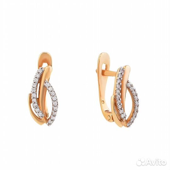 Серьги Золото новое