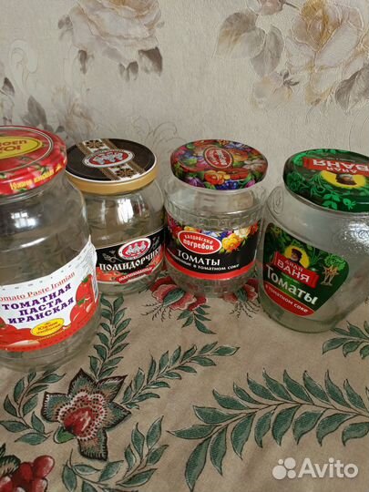 Банка стеклянная, винтовые