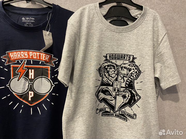 Футболки 2 шт Harry Poter новые 146/152