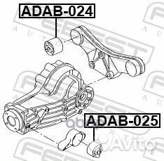 Сайлентблок редуктора Audi A6, VW Passat 98 A