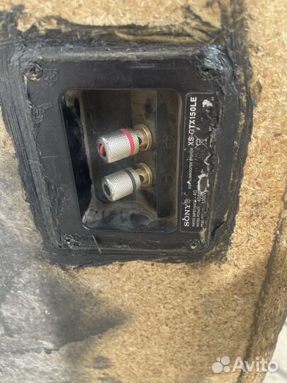 Сабвуфер Sony xplod 1300w + усилитель Mystery