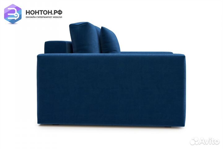 Кресло тик-так Монарх темно-синее