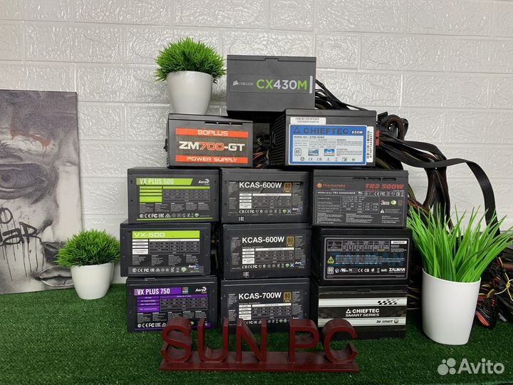 Блоки питания 500W/600W/700W/1000W 80+ Скупка
