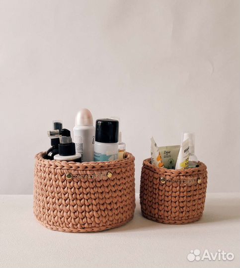 Вязание на заказ Корзины для хранения