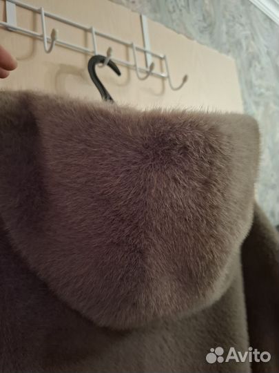 Новая натуральная шубка из кролика рекс 54-56
