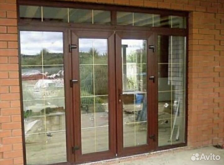 Пластиковые окна и двери новые