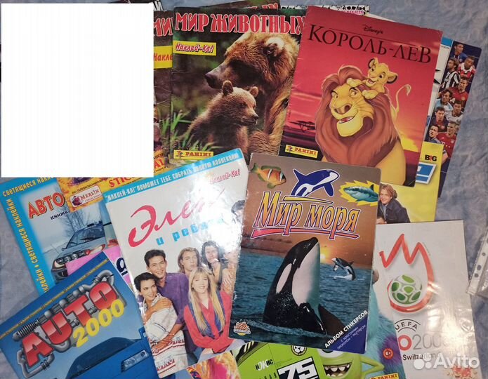 Альбомы журналы с наклейками, стикерсами