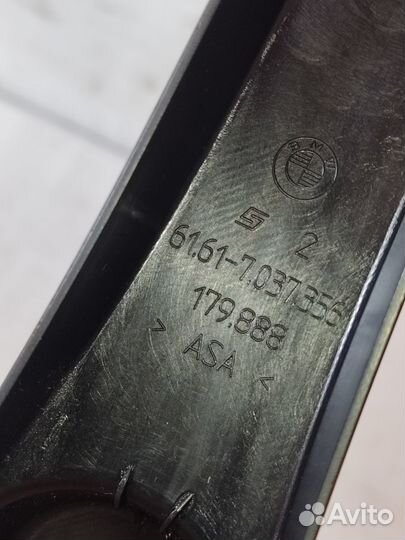 Защита левого дворника bmw 5 e60