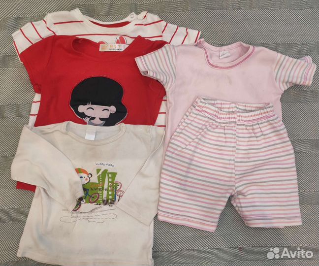 Одежда для девочки от 9 мес. до 2 лет пакетом