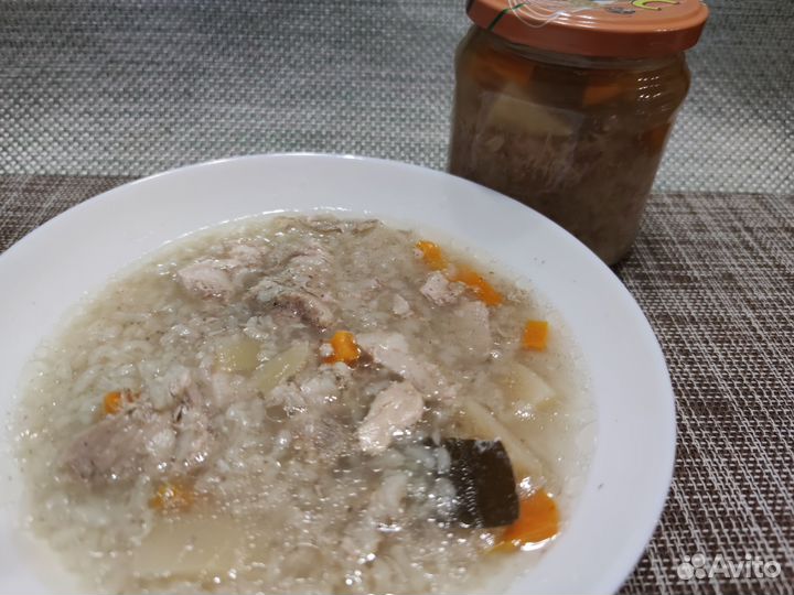 Тушенка, каши, супы