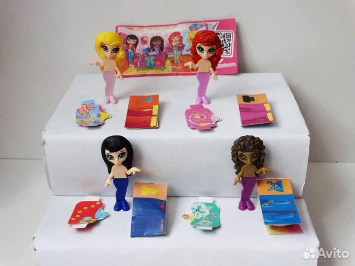 Киндер серии для девочек куколки, пупсы,русалки