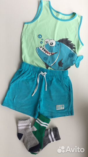 Детский комплект (футболка + шорты) GJ на 3-4г
