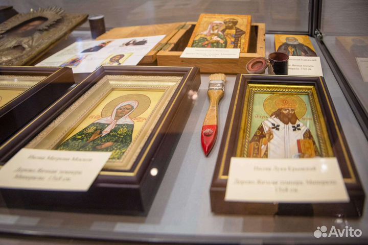 Икона Иоанна Крестителя, рукописная