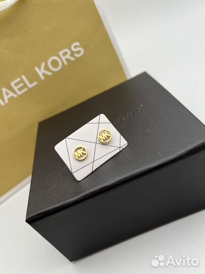 Серьги Michael kors новые сталь