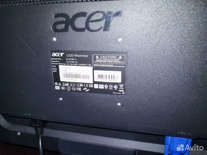 Монитор Acer 19