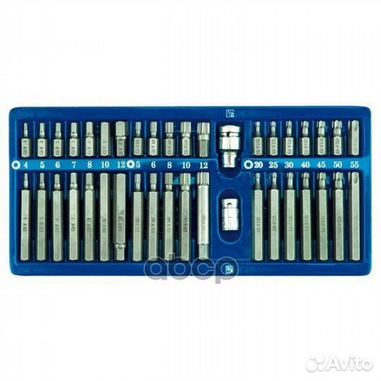 Набор бит 1/2 inch, 3/8 inch, 40 пр: HEX (6 гр