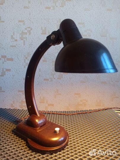 Карболитовая настольная лампа СССР - 