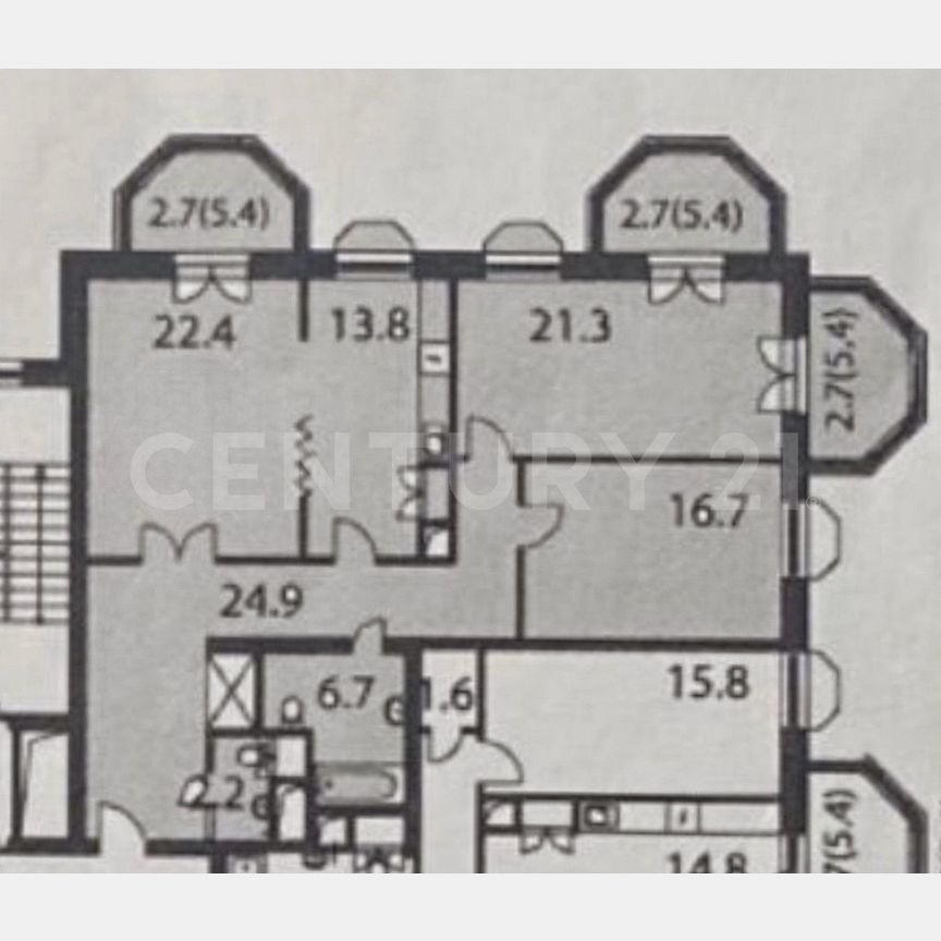 4-к. квартира, 118 м², 8/33 эт.