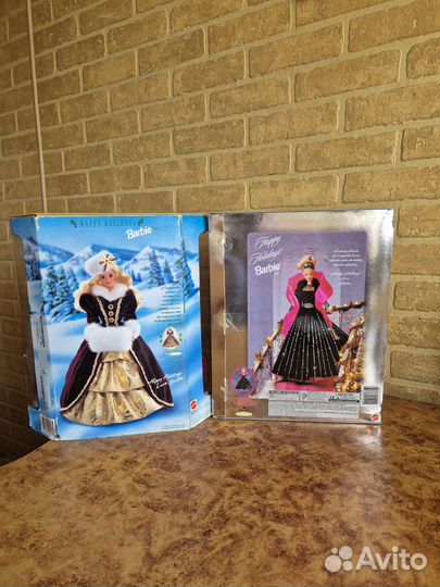Barbie Happy Holidays 1996, 1998. Куклы Барби 90х