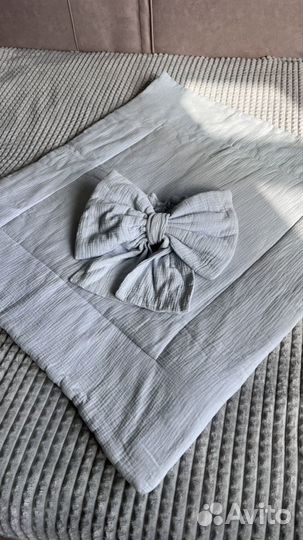 Муслиновый комплект на выписку