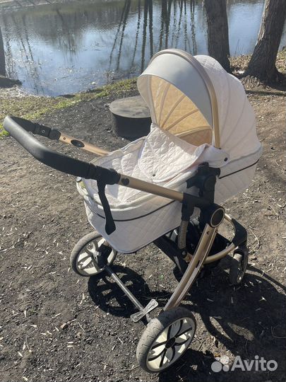 Коляска 2 в 1 эко кожа
