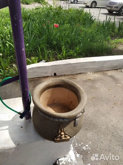 Горшки для сада из декоративного бетона