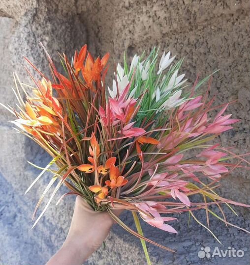 Искусственные цветы и букеты