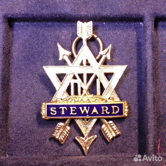 Медаль.Орден.Награды.Серебро.Масоны.Англия