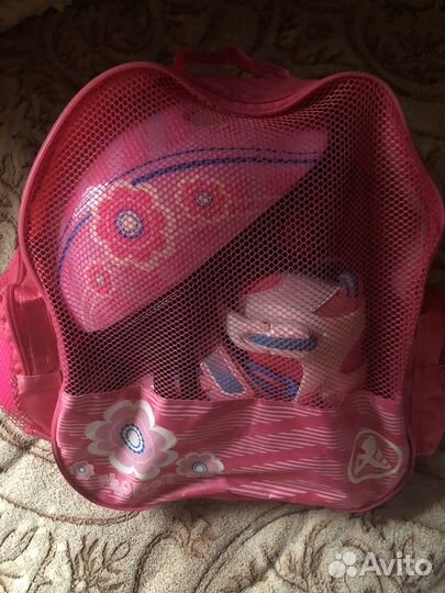 Роликовые коньки детские 31-32-33 и защита новые