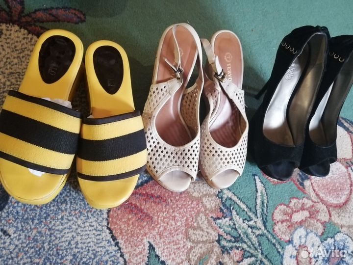 Обувь женская. Размер 37.пакетом