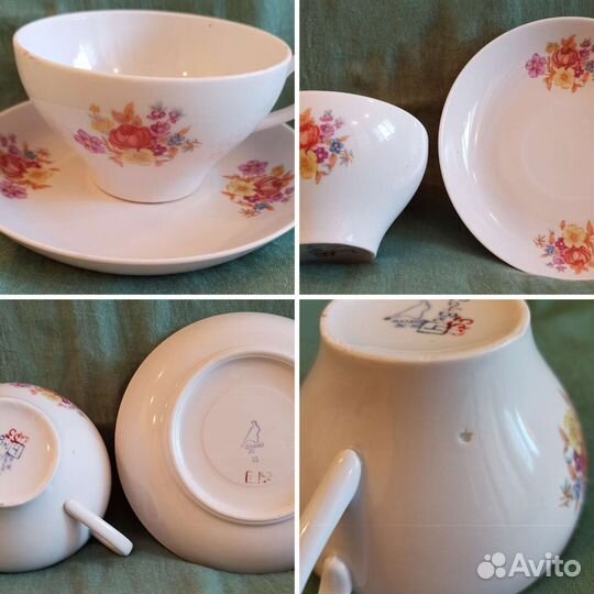 Посуда, чайные пары, Блюдце,чашки, тарелки