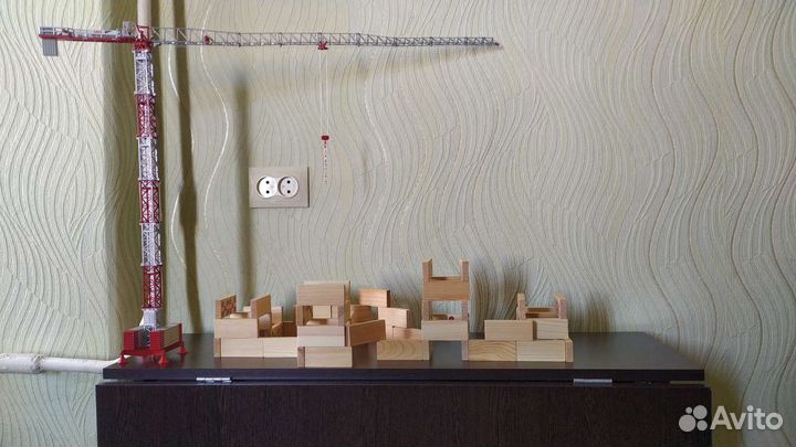 Металл Модель 1 87 Башенный кран saez sl 55