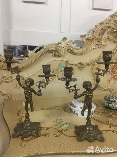 Старинный подсвечник 2 шт