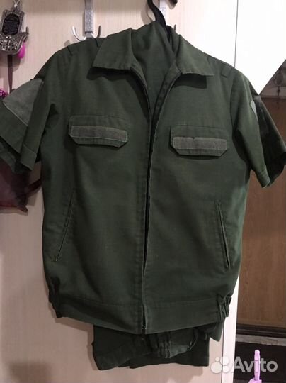 Офисная военная форма зеленая