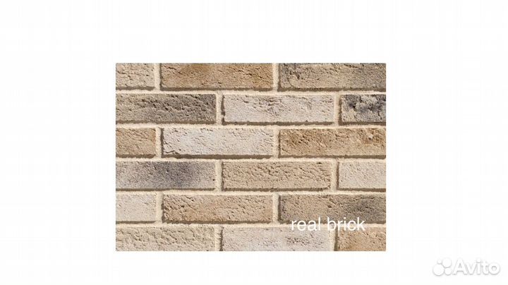Кирпич real brick. Plain