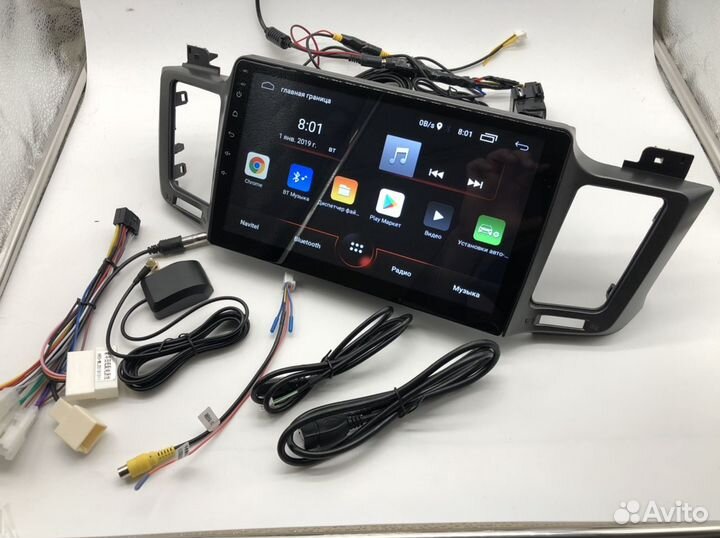 Toyota RAV4 магнитола на андроиде