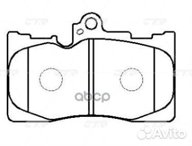 CKT-47 Колодки тормозные дисковые перед L