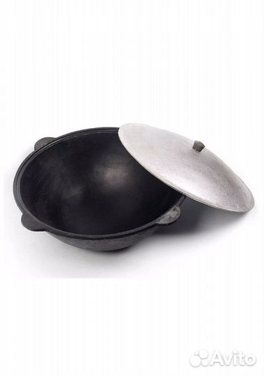 Казан чугунный 12 л новый