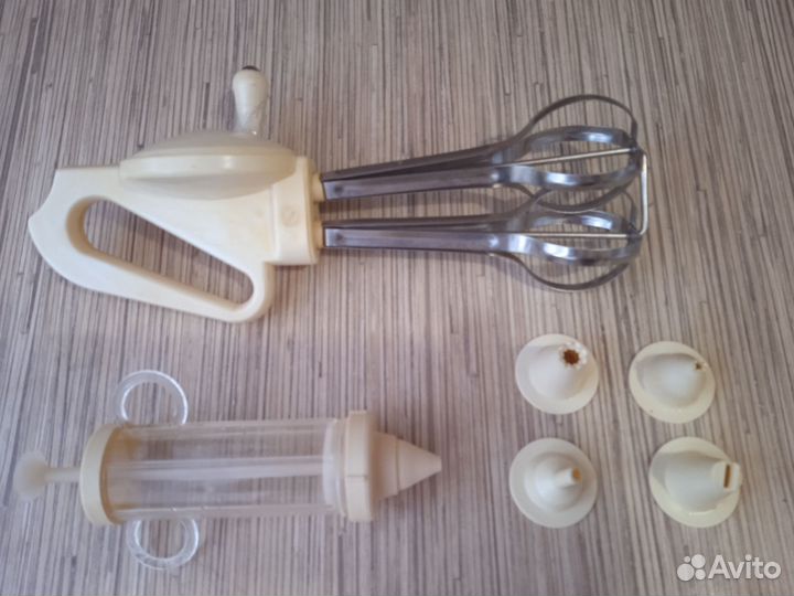 Кухонная утварь СССР. Миксер валик шприц, сторож
