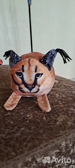 Шлёпа кот рысь мягкая игрушка