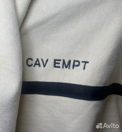 Зип худи Cav Empt бежевое